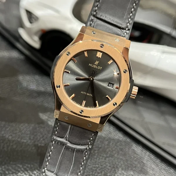 Đồng hồ nam Hublot Classic Fusion Grey Dial King Gold Replica 11 JJF 42mm Đồng hồ đeo tay 2 triệu - 4 triệu 7