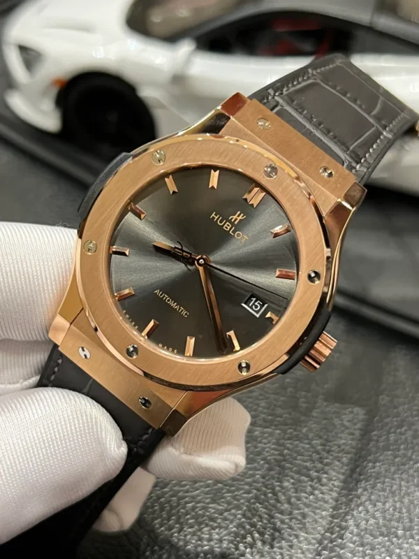 Đồng hồ nam Hublot Classic Fusion Grey Dial King Gold Replica 11 JJF 42mm Đồng hồ đeo tay 2 triệu - 4 triệu 5